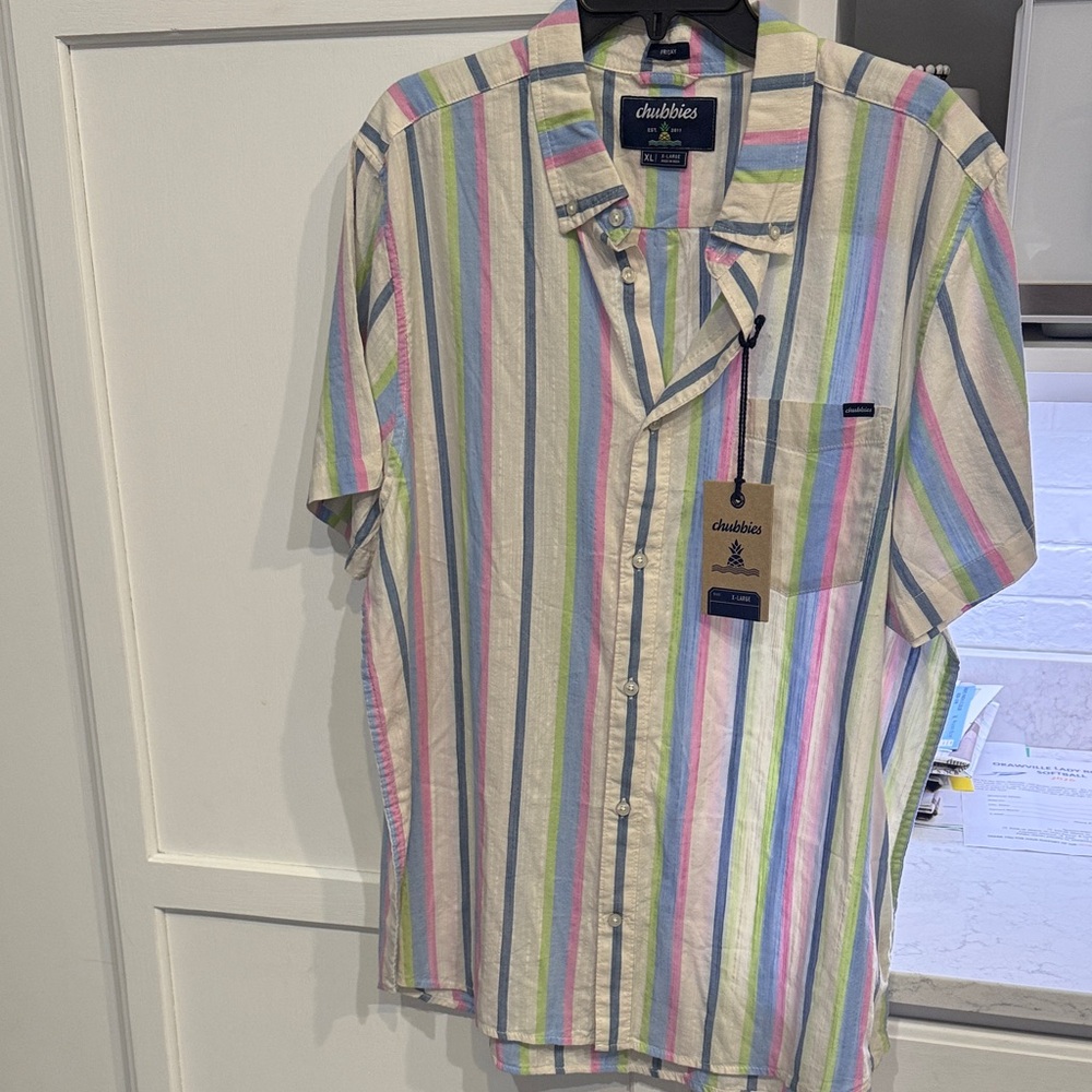 Chubbies Pastel Striped Casual Shirt